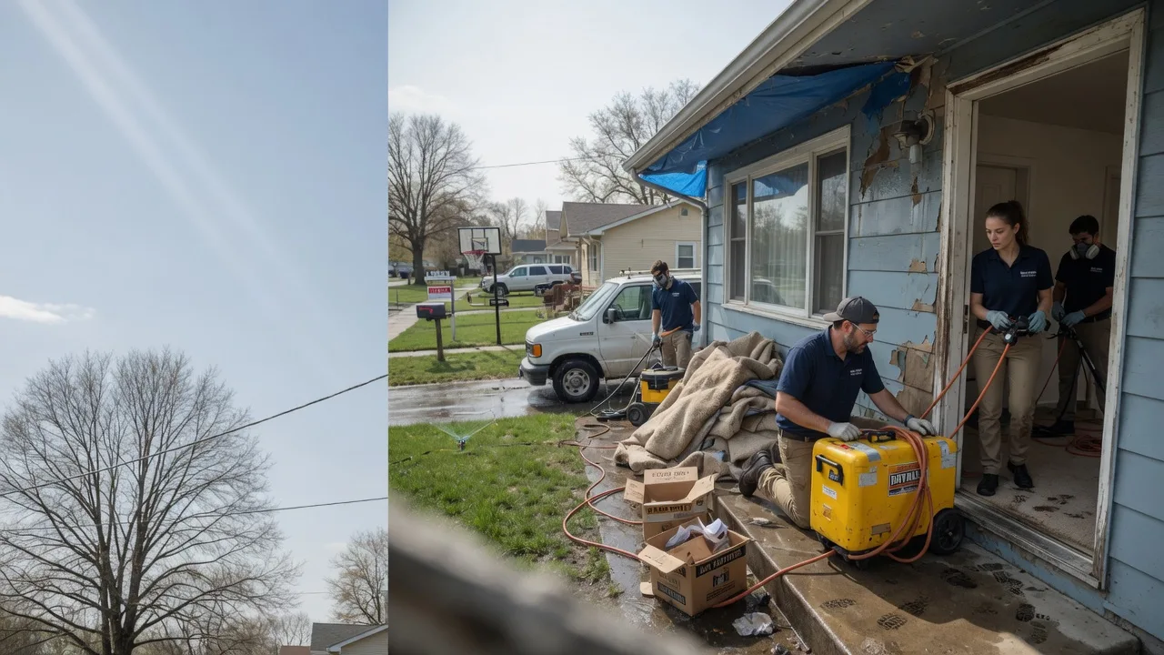 Basement Flood Cleanup in Polo, IL near me